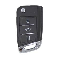 Keydiy KD Télécommande Universelle Smart Flip 3 Boutons VW Type ZB15