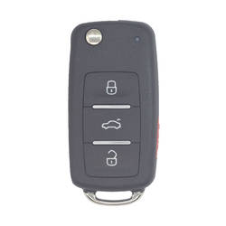 Keydiy KD Clé à distance universelle 3+1 boutons Volkswagen Type NB08-4 PCF