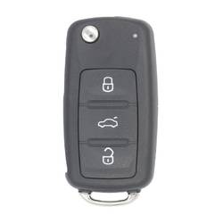 Volkswagen VW Jetta 2017 Flip Remote Key UDS Proximidade Tipo 3 Botões 433MHz MQB