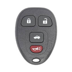 Chevrolet Malibu 2011-2012 Medalha Chave Remota 3+1 Botões Tipo Sedan 315MHz