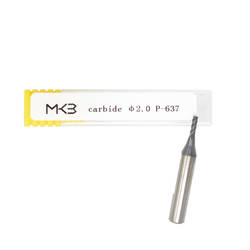 نهاية مطحنة القاطع كربيد المواد 2.0mm φ2.0x6.3xD6x40x4F