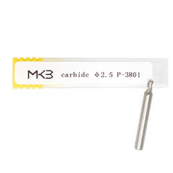 نهاية مطحنة القاطع كربيد المواد 2.5mm φ2.5xD4x33