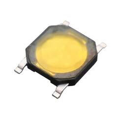 Pulsante Interruttore tattile Megane 2 Giallo 4.8X4.8X1.0H