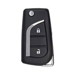 Guscio chiave telecomando Toyota Corolla Flip 2 pulsanti lama VA2