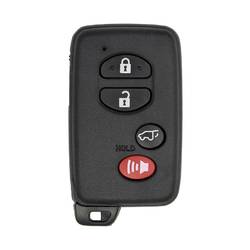 Toyota Smart Remote Key Shell 4 Buttons SUV Trunk Button