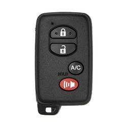 Toyota Smart Remote Key shell 4 Buttons  A/C