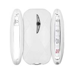 Genesis G90RS4 2022 Mando a Distancia Inteligente Genuino 4+1 Botones 433MHz Color Blanco 95440-T4010