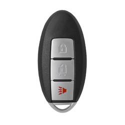 Nissan Infiniti Smart Key Shell 2+1 botón tipo de batería media