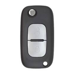 Nissan Micra Note Navara Qashqai Clé à distance modifiée 2 boutons 433MHz / Transpondeur PCF7946