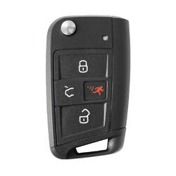Volkswagen Flip Remote Key Proximity Type 3+1 Botões 315MHz Transponder MQB