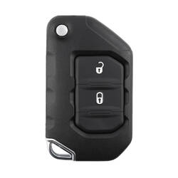 Control remoto plegable original Jeep Wrangler 2018-2025 de 2 botones y 433 MHz 68416786AD