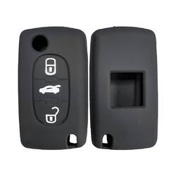 Силиконовый чехол для Peugeot Citroen 2006-2014 Flip Remote Key 3 кнопки