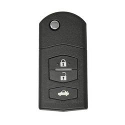 Mazda Flip Remote Key Shell 3 Button With Head