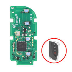 KeyDiy KD TB02-4 Toyota Lexus Универсальный смарт-ключ PCB 4 кнопки с 8A транспондером