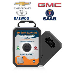 GM Chevrolet Daewoo Saab Cruze Lacetti 9-5 2010-2015 Emulador de bloqueio de direção Simulador com som de bloqueio