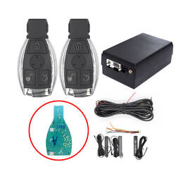 Kit d'entrée sans clé pour voitures Mercedes FBS4, fonctionne avec le bouton de démarrage OEM d'usine (ajouter une clé) ESW309C-BE
