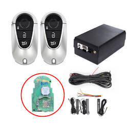 Kit d'entrée sans clé pour voitures Mercedes FBS4, fonctionne avec le bouton de démarrage OEM d'usine (ajouter une clé) ESW309C-BE3