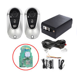 Kit d'entrée sans clé pour voitures Mercedes FBS4, fonctionne avec le bouton de démarrage OEM d'usine (ajouter une clé) ESW312-BE3-A