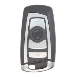 مفتاح ريموت ذكي BMW FEM بأربعة أزرار وتردد 433.92 ميجاهرتز، لون فضي، 9266843-02