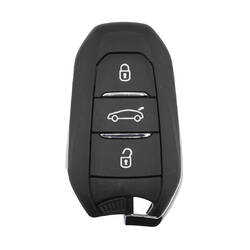Clé télécommande intelligente d'origine Peugeot 3008 2023, 3 boutons, berline, 433,92 MHz, puce FSK 4A