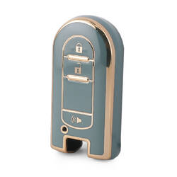 Capa Nano de alta qualidade para chave remota inteligente Perodua 3 botões cor cinza PRD-C11J3