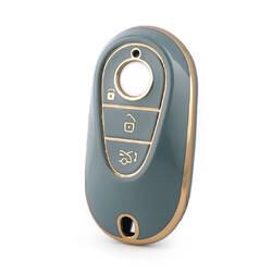 Nano – couvercle de haute qualité pour clé télécommande Mercedes classe S, 3 boutons, couleur grise, Benz-C11J