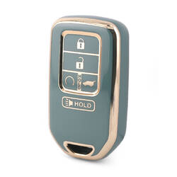Nano High Quality Cover For Honda Remote Key 4+1 Buttons Gray Color HD-A11J5B