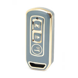 Nano High Quality Cover For Honda Remote Key 3 Buttons Gray Color HD-I11J