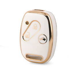 Nano High Quality Cover For Honda Remote Key 3 Buttons White Color HD-J11J3A