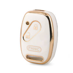 Nano High Quality Cover For Honda Remote Key 2+1 Buttons White Color HD-J11J3B