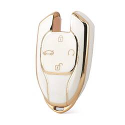 Capa nano de alta qualidade para chave remota inteligente Trumpchi 4 botões cor branca CQ-E11J