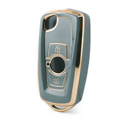 Capa Nano de alta qualidade para chave remota Dongfeng 2 botões cor cinza DF-C11J