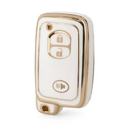 Nano High Quality Cover For Toyota Remote Key 3 Buttons Gray Color TYT-H11J3B