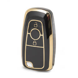 غطاء نانو عالي الجودة لمفتاح ريموت فورد 2 زرير لون اسود Ford-B11J2