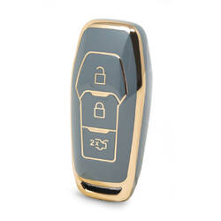 غطاء نانو عالي الجودة لمفتاح ريموت فورد ايدج 3 ازرار لون رمادي Ford-C11J
