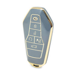 Capa Nano de alta qualidade para chave remota Hycan 5 botões cor cinza HC-A11J