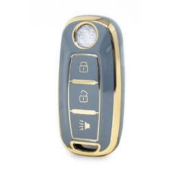 Capa Nano de alta qualidade para chave remota Venucia 3 botões cor cinza VNC-A11J