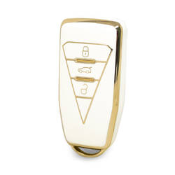 Capa Nano de alta qualidade para chave remota Venucia 3 botões cor branca VNC-B11J