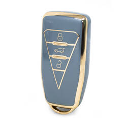 Capa Nano de alta qualidade para chave remota Venucia 3 botões cor cinza VNC-B11J