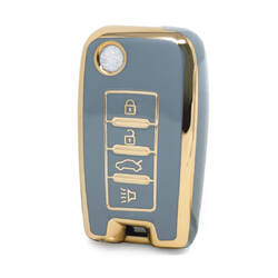 Capa Nano de alta qualidade para Venucia Flip Remote Key 4 botões cor cinza VNC-D11J