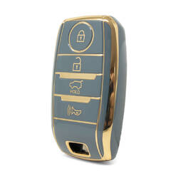 Capa nano de alta qualidade para chave remota Kia 4 botões cor cinza KIA-D11J4A