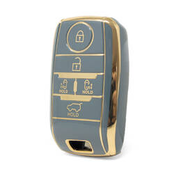 Capa nano de alta qualidade para chave remota Kia 5 botões cor cinza KIA-D11J5