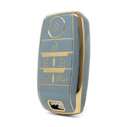 Capa nano de alta qualidade para chave remota Kia 6 botões cor cinza KIA-D11J6