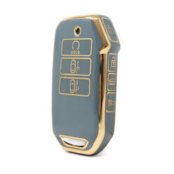 Capa nano de alta qualidade para chave remota Kia 7 botões cor cinza KIA-H11J7