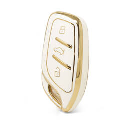 Capa Nano de alta qualidade para chave remota Roewe 3 botões cor branca RW-B11J