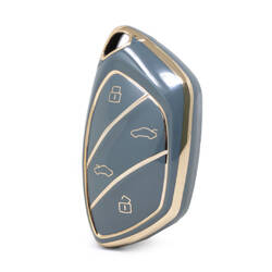 Capa Nano de alta qualidade para chave remota Roewe 4 botões cor cinza RW-D11J