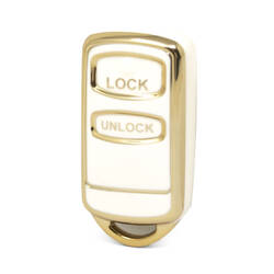 Capa Nano de alta qualidade para chave remota Mitsubishi 2 botões cor branca MSB-B11J2