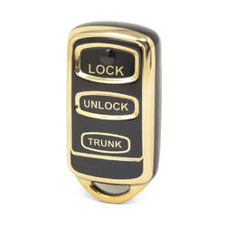 Capa Nano de alta qualidade para chave remota Mitsubishi 3 botões cor preta MSB-B11J3