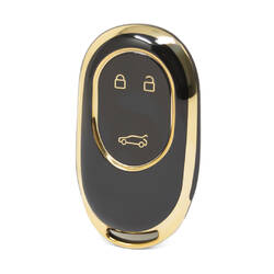 Capa Nano de alta qualidade para chave remota NIO 3 botões cor preta NIO-B11J