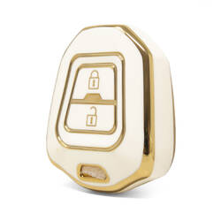 Isuzu Uzaktan Anahtar 2 Düğme Beyaz Renk ISZ-C11J için Nano Yüksek Kaliteli Kapak